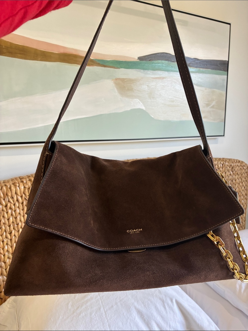 Coach Chelsea 36 Dark Chocolate Almost Like New